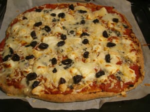 pizza aux trois fromages