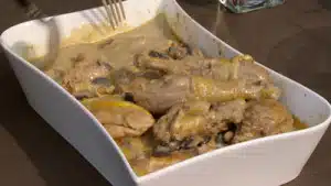 poulet au champagne au four sans gluten