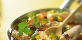 poulet et legumes avec cookeo