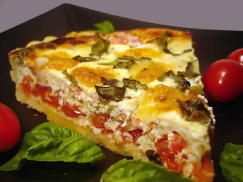 Tarte au poulet et au basilic avec thermomix