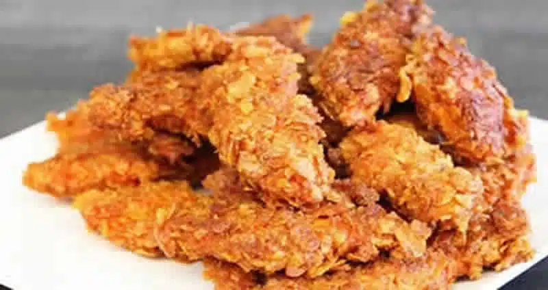 Blancs de poulet panés aux chips avec cookeo