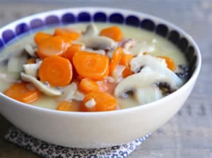 blanquette de poulet au citron confit