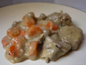 Blanquette de poulet facile