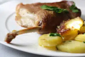 cuisses de canard et pommes de terre avec cookeo