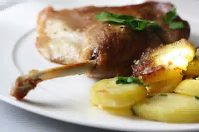 cuisses de canard et pommes de terre avec cookeo