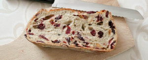 Gateau au pain et cranberry avec thermomix