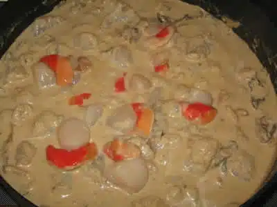 Blanquette de lotte au cookeo