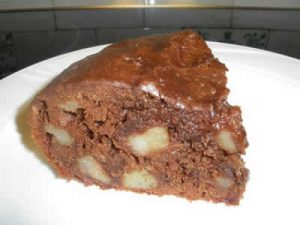 gateau chocolat poires