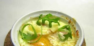 oeuf cocotte fromage et lardons avec cookeo