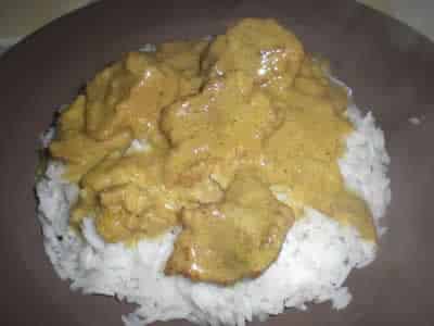 porc curry facile cookeo