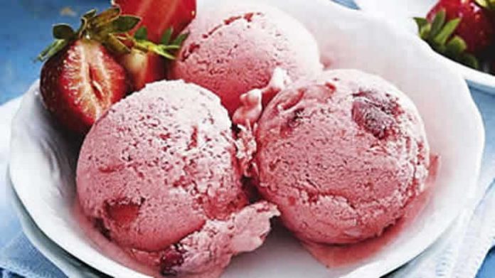 sorbet fraise banane avec thermomix