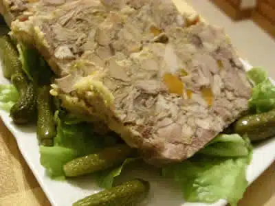 Recette Terrine de poulet et basilic au thermomix