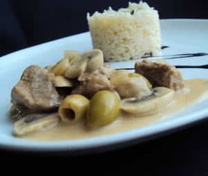 recette veau olives champignons thermomix