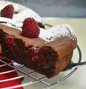 recette gateau chocolat fraises