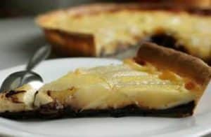 tarte chocolat poires