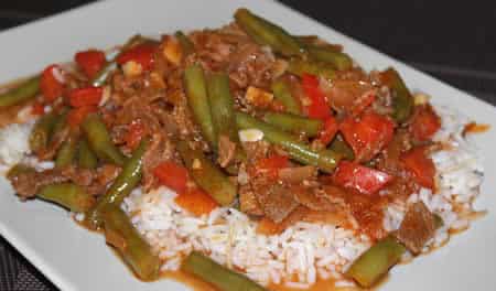 agneau haricots verts cookeo