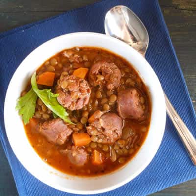 Lentilles Saucisses Au Cookeo