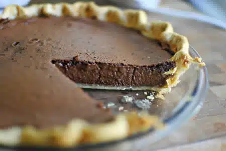 Tarte avec chocolat nutella au thermomix