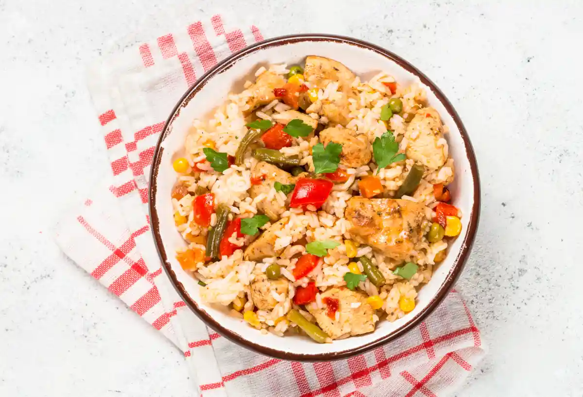 marmite de poulet légumes riz Cookeo