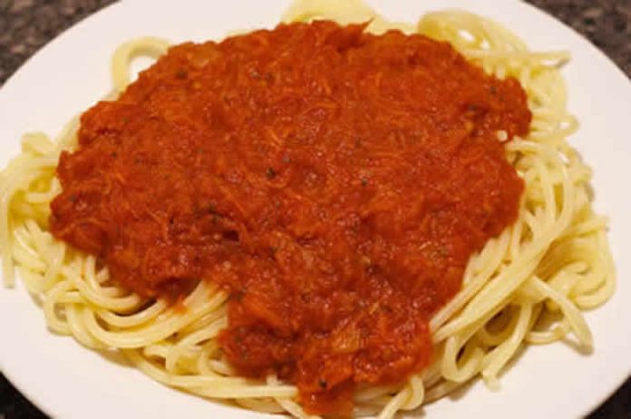 sauce italienne spaghettis thermomix