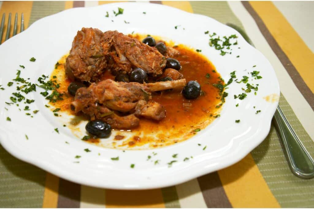 Lapin aux olives au cookeo