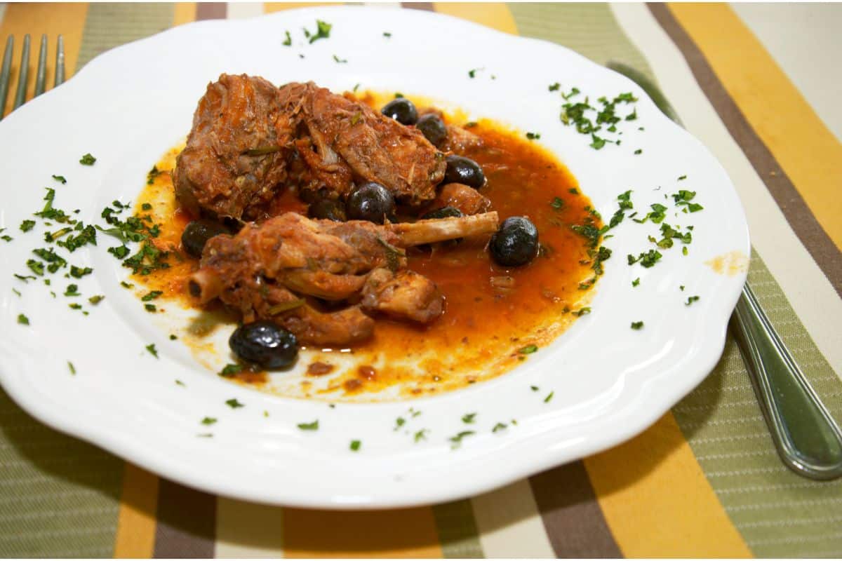 Lapin aux olives au cookeo