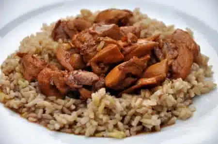 poulet emince riz cookeo