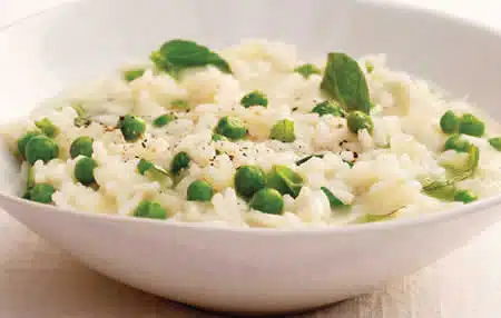 risotto petits pois menthe cookeo