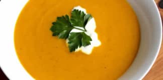 Soupe pommes de terre et potiron au cookeo