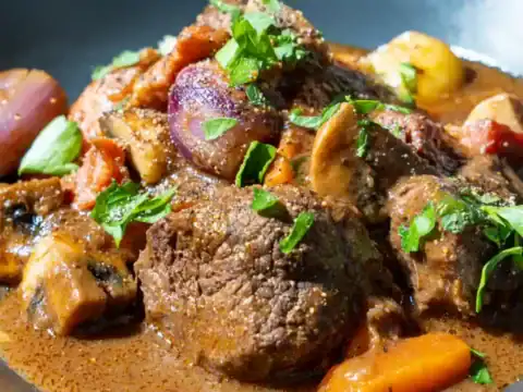 Bœuf Bourguignon au Cookeo