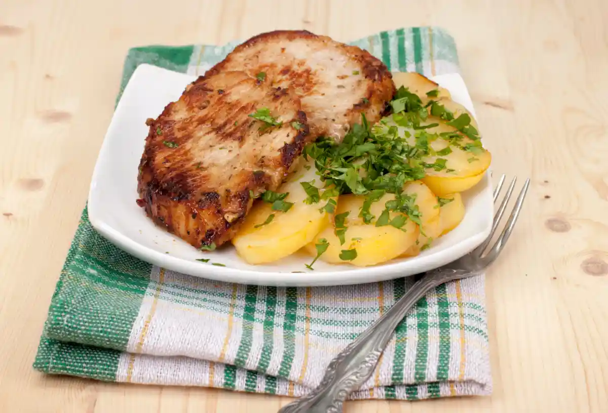 escalope pommes de terre Cookeo