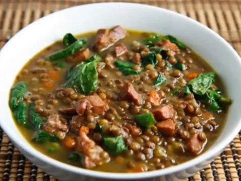 Jarret de Porc aux Lentilles au Cookeo