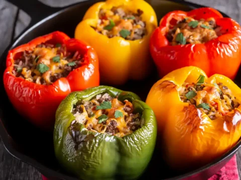 Poivrons Farcis au Cookeo