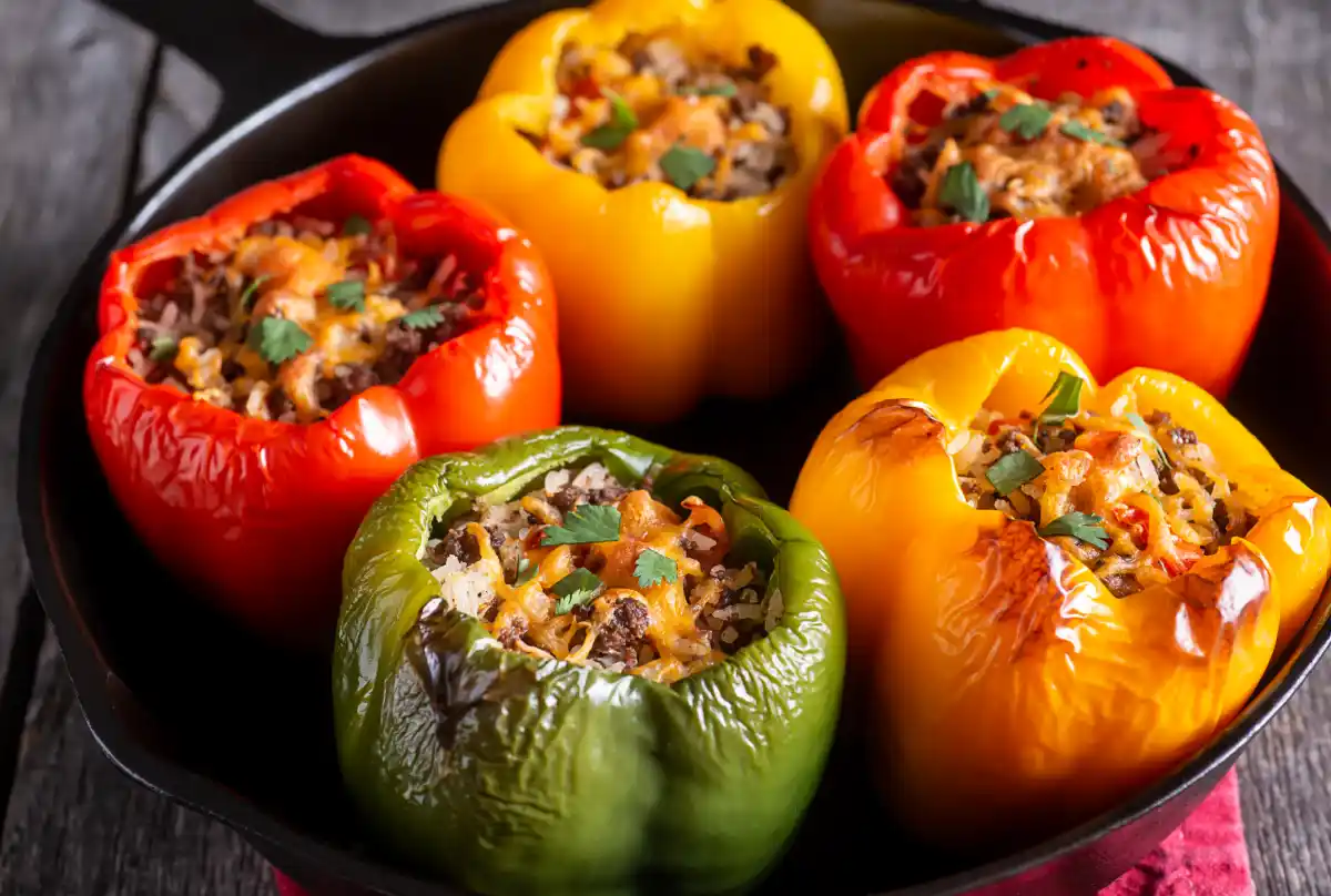 poivrons farcis cookeo
