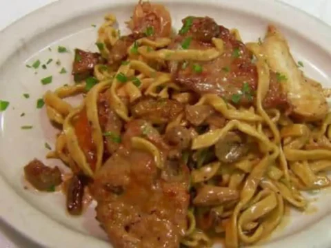 Sauté de veau aux olives et champignons au cookeo