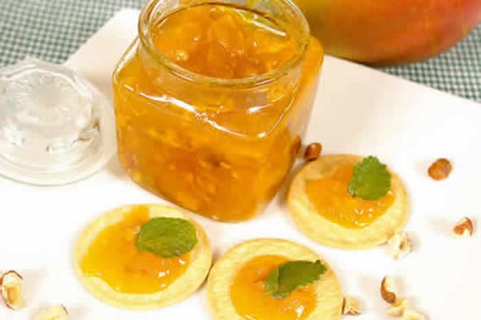 confiture mangues peches thermomix