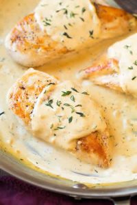 filets de poulet moutarde creme