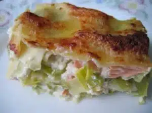 lasagnes saumon poireaux