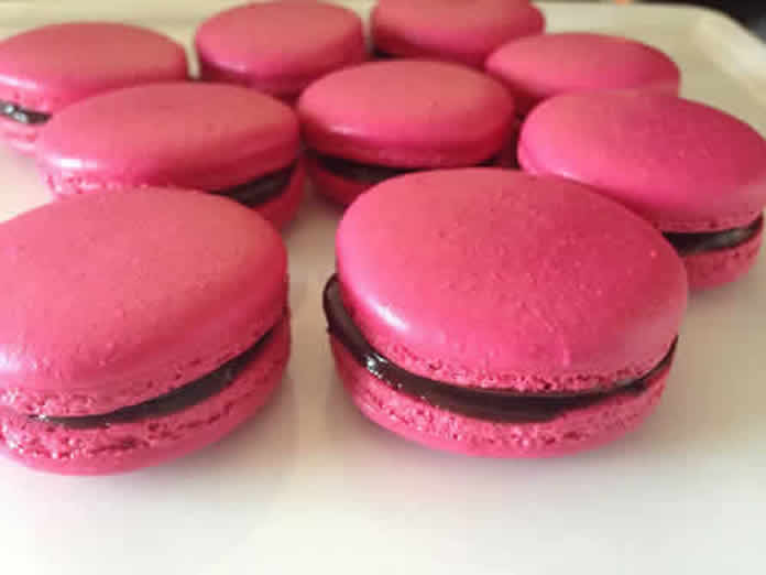 macarons framboise