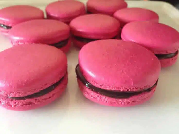 macarons framboise