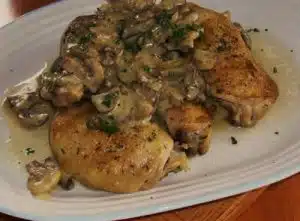 poulet aux champignons