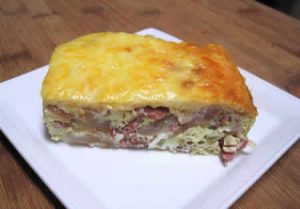 quiche aux lardons oignon