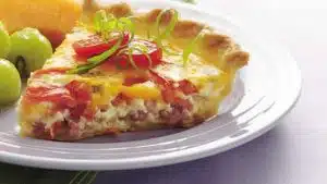 quiche aux tomates jambon