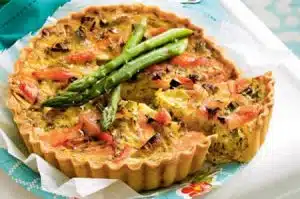 quiche aux epinards saumon fume