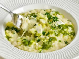 risotto aux courgettes