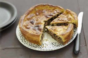 tarte aux champignons