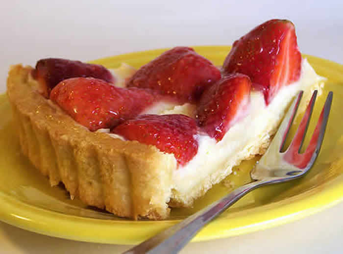 tarte aux fraises creme patissiere