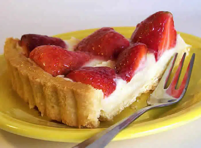 tarte aux fraises creme patissiere