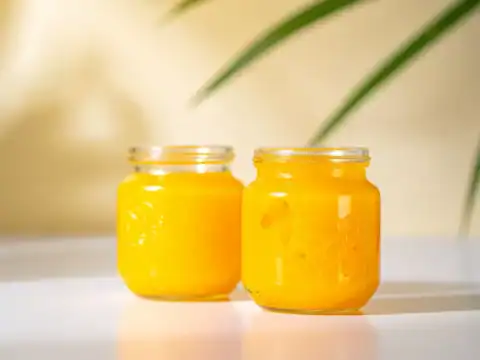 confiture mangues pêches thermomix