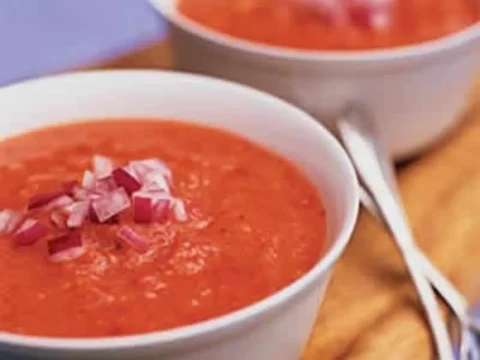 Gaspacho Tomates Concombre Poivron au Thermomix